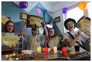 kids playing escape room games