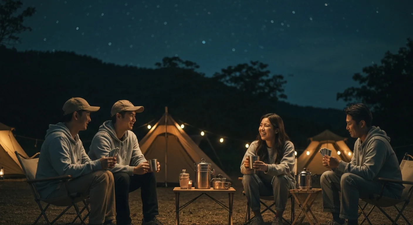 Kind untersucht Blatt mit Lupe während einer Natur-Schnitzeljagd